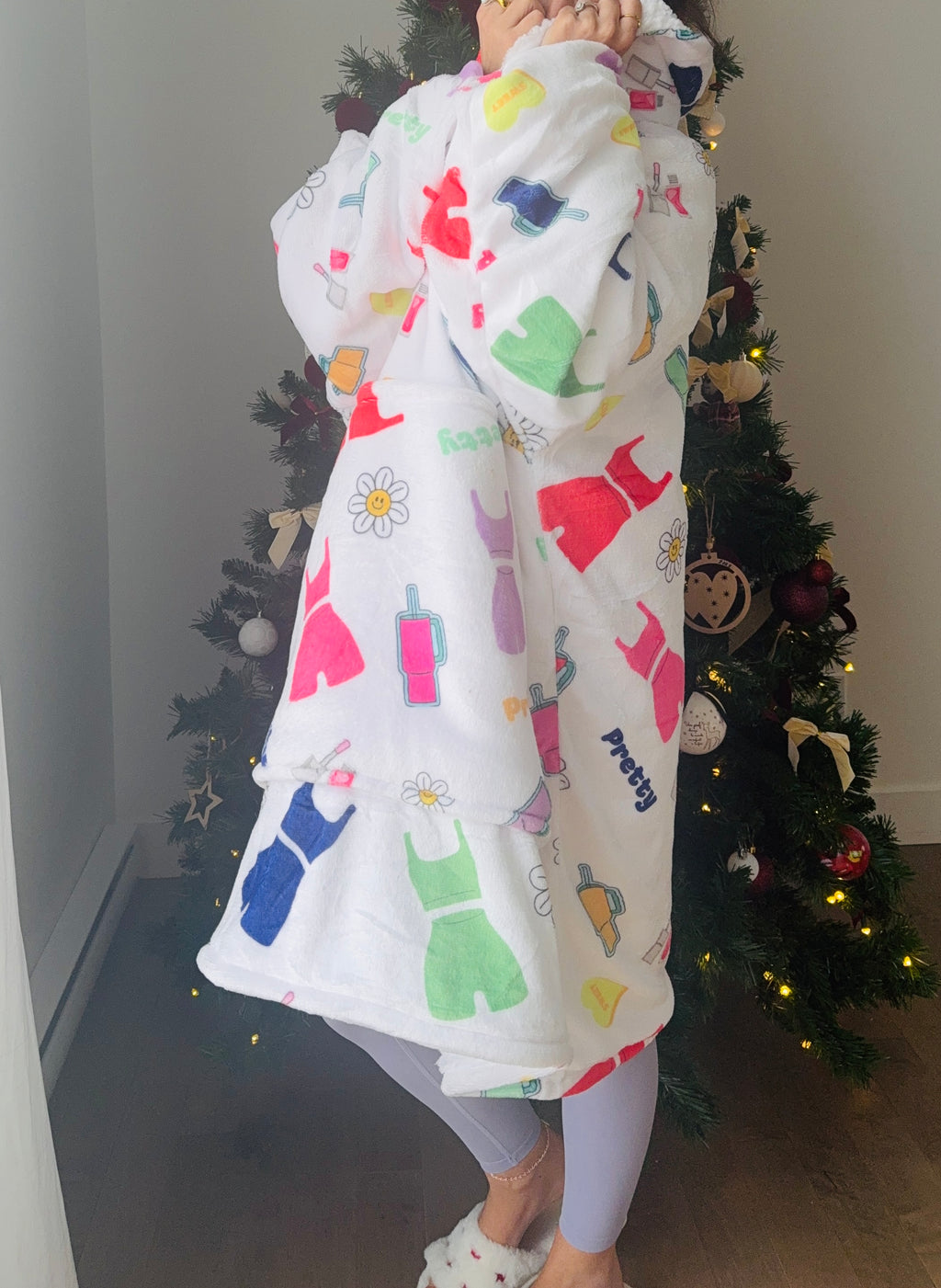 Couverture polar avec manches