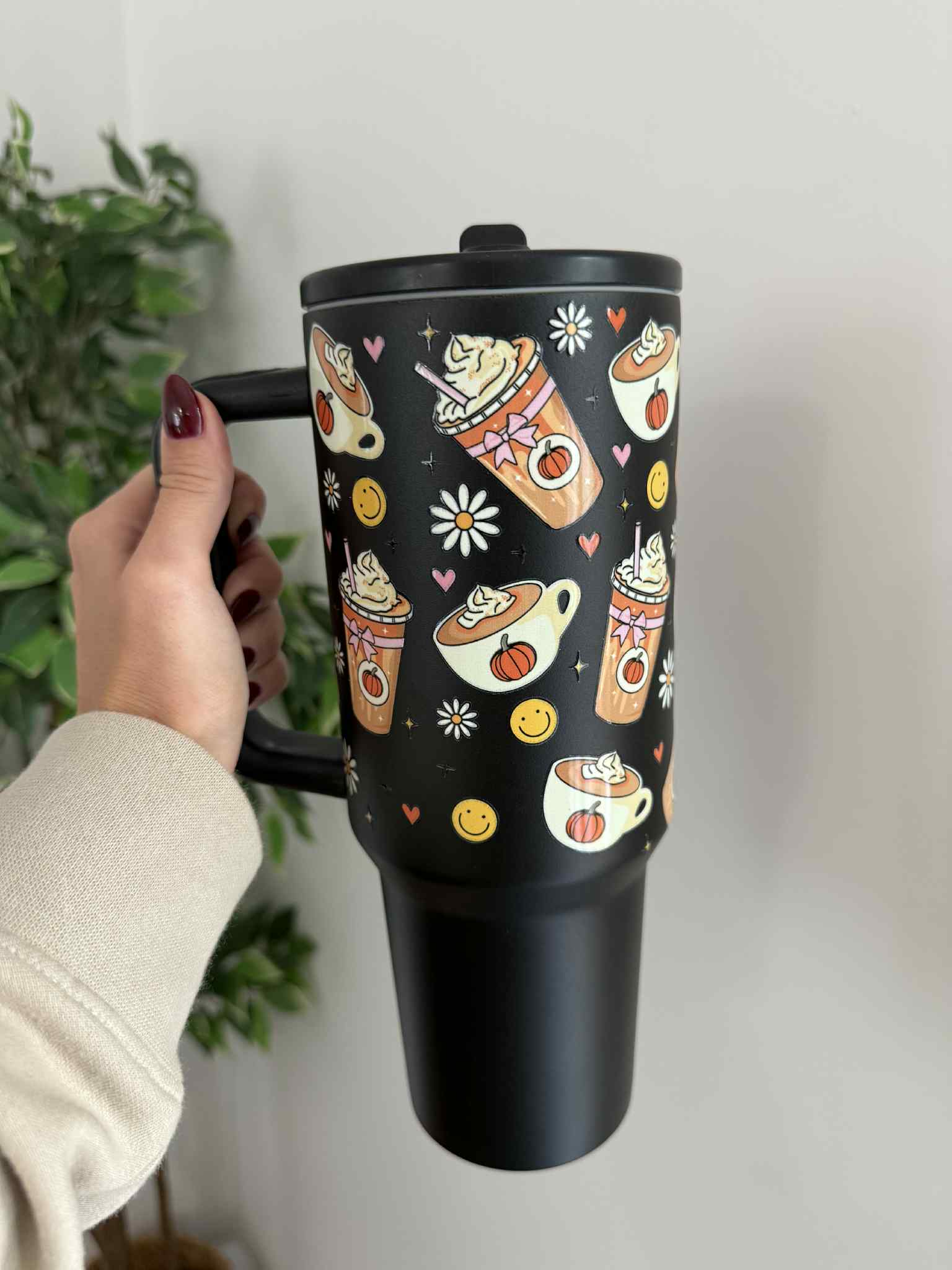 Tumbler 40 oz « Latte à la citrouille »
