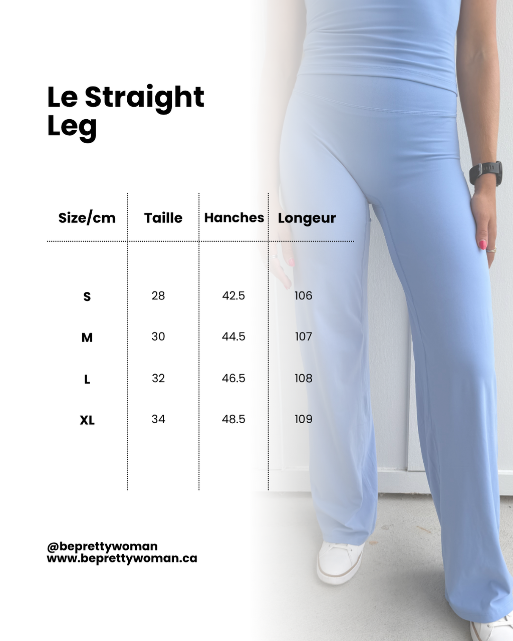 Le Straight Leg «Blue Cotton Candy»