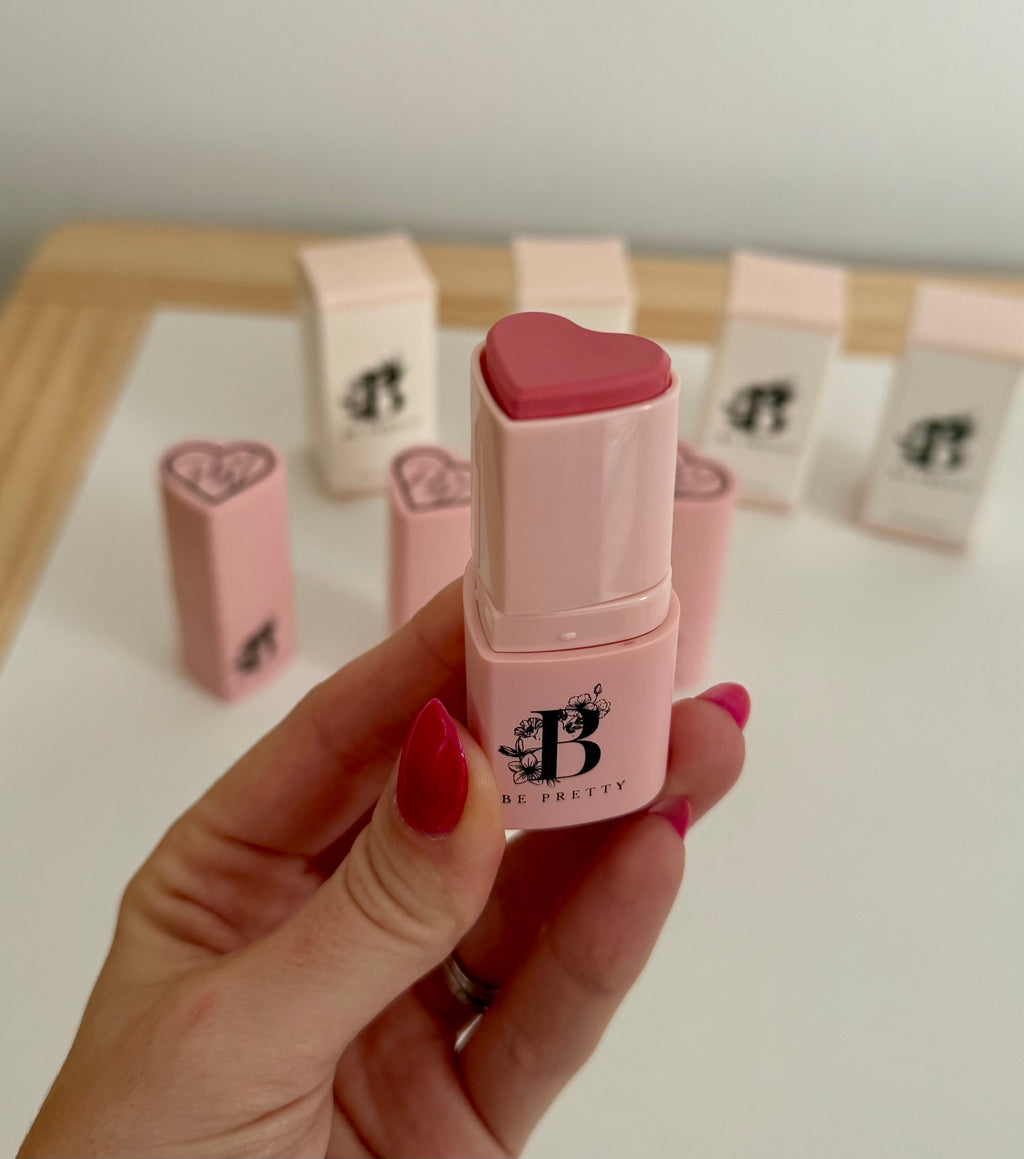 Nos minis blush en cœur biscuits au sucre