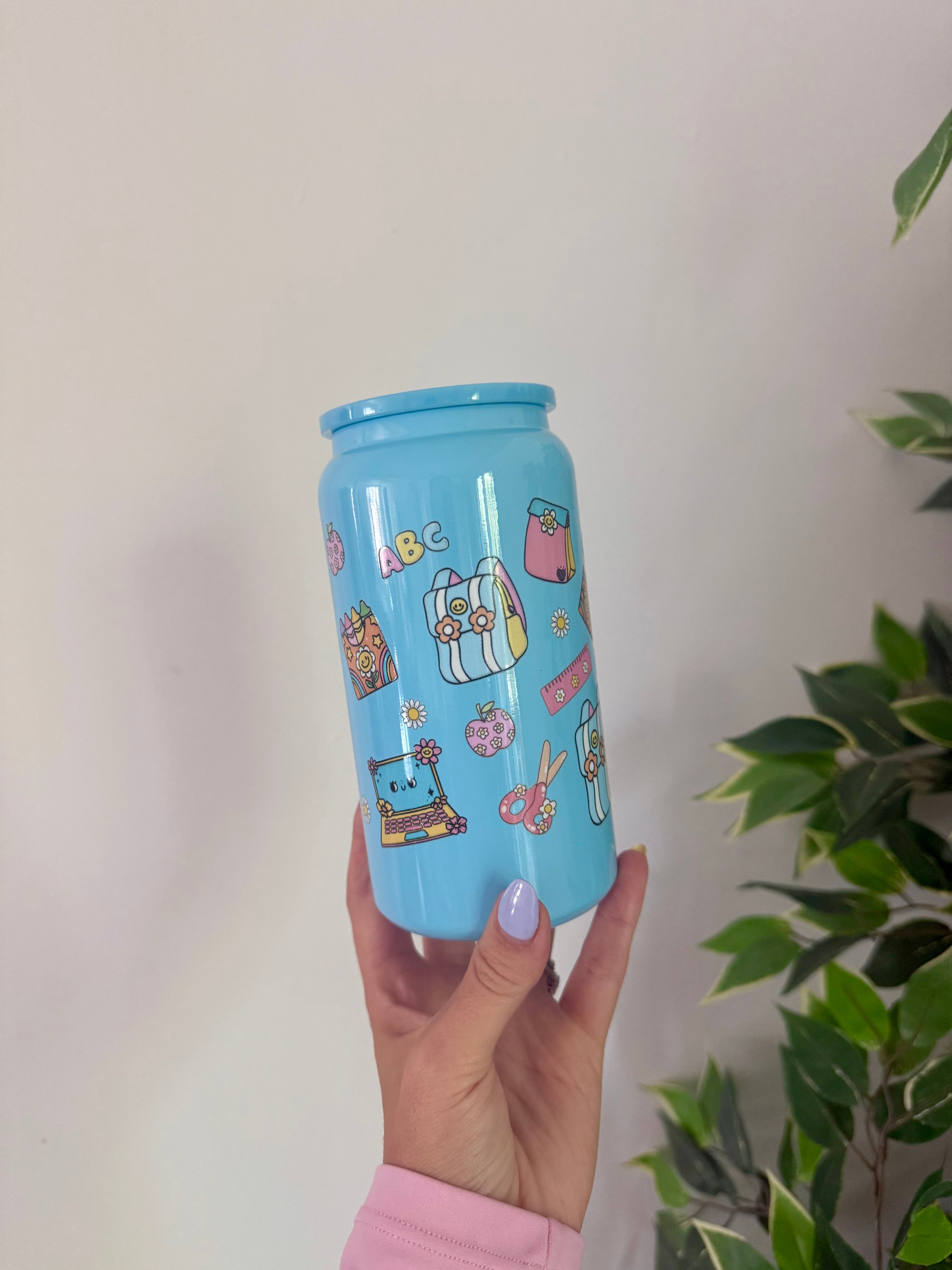 Verre iso 16 onces «Back to school»