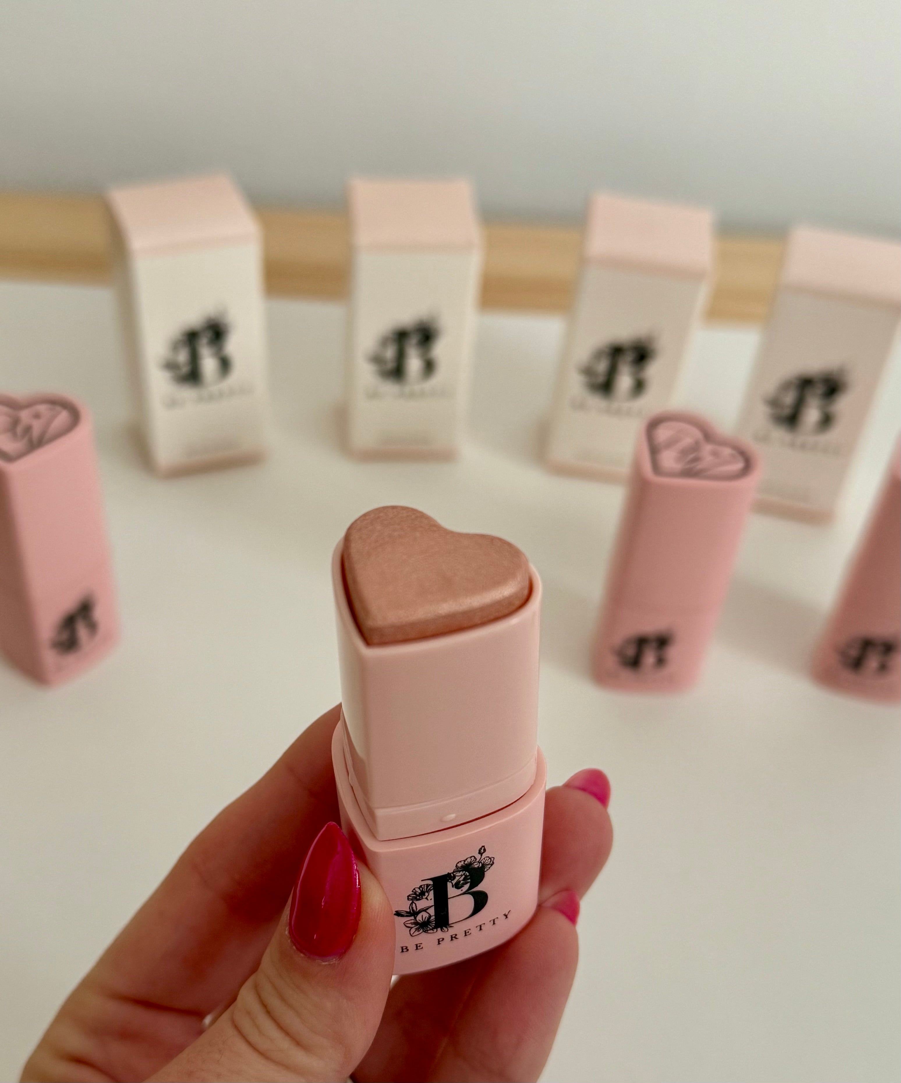 Nos minis blush en cœur biscuits au sucre