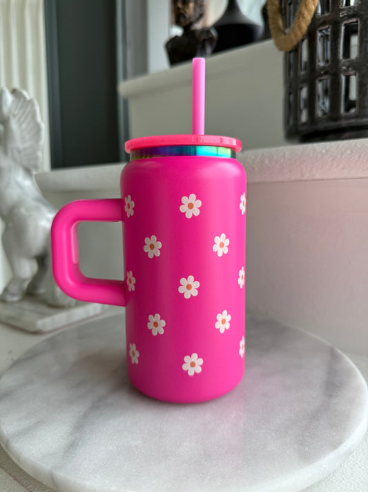 La Tasse fleurs isotherme 16 onces