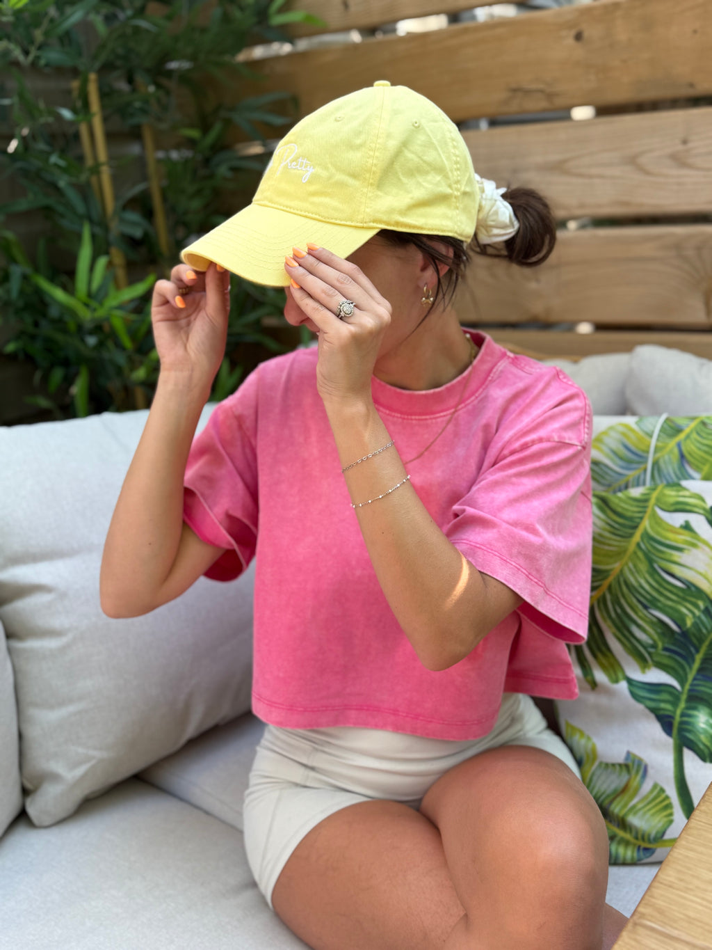 Casquette citron