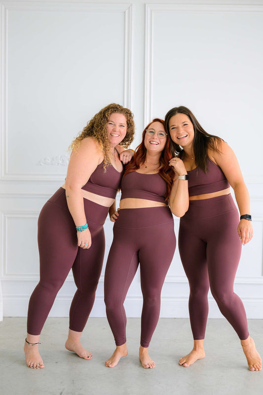 Le legging classique prune