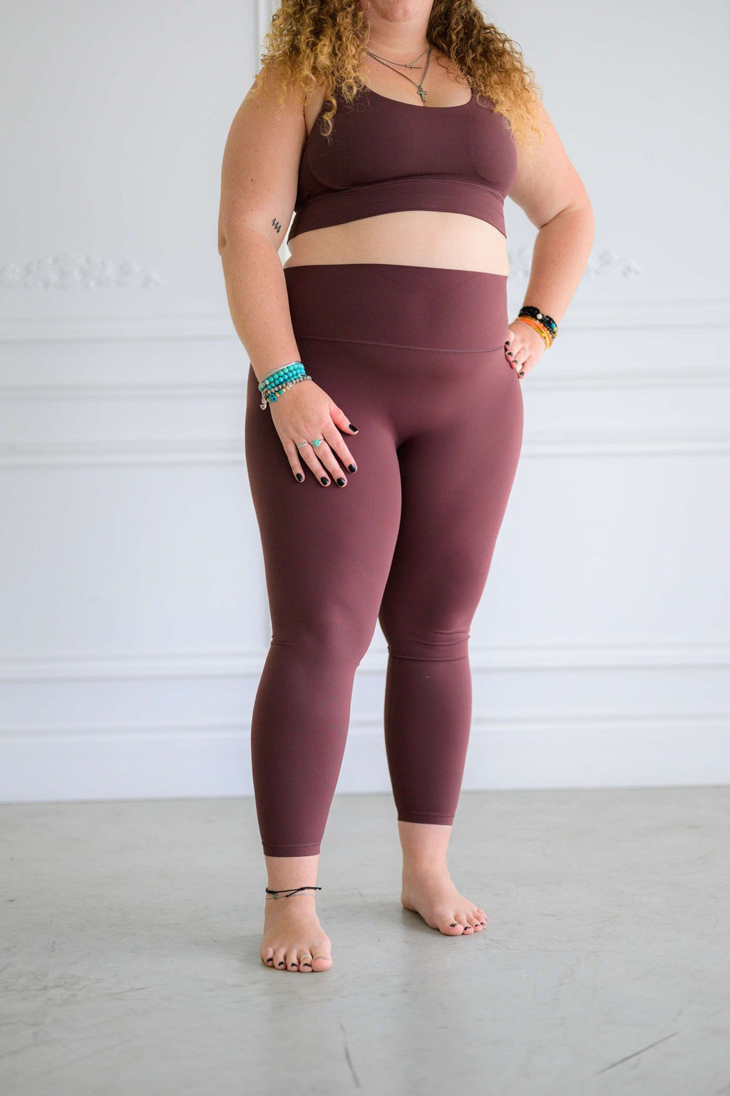 Le legging classique prune