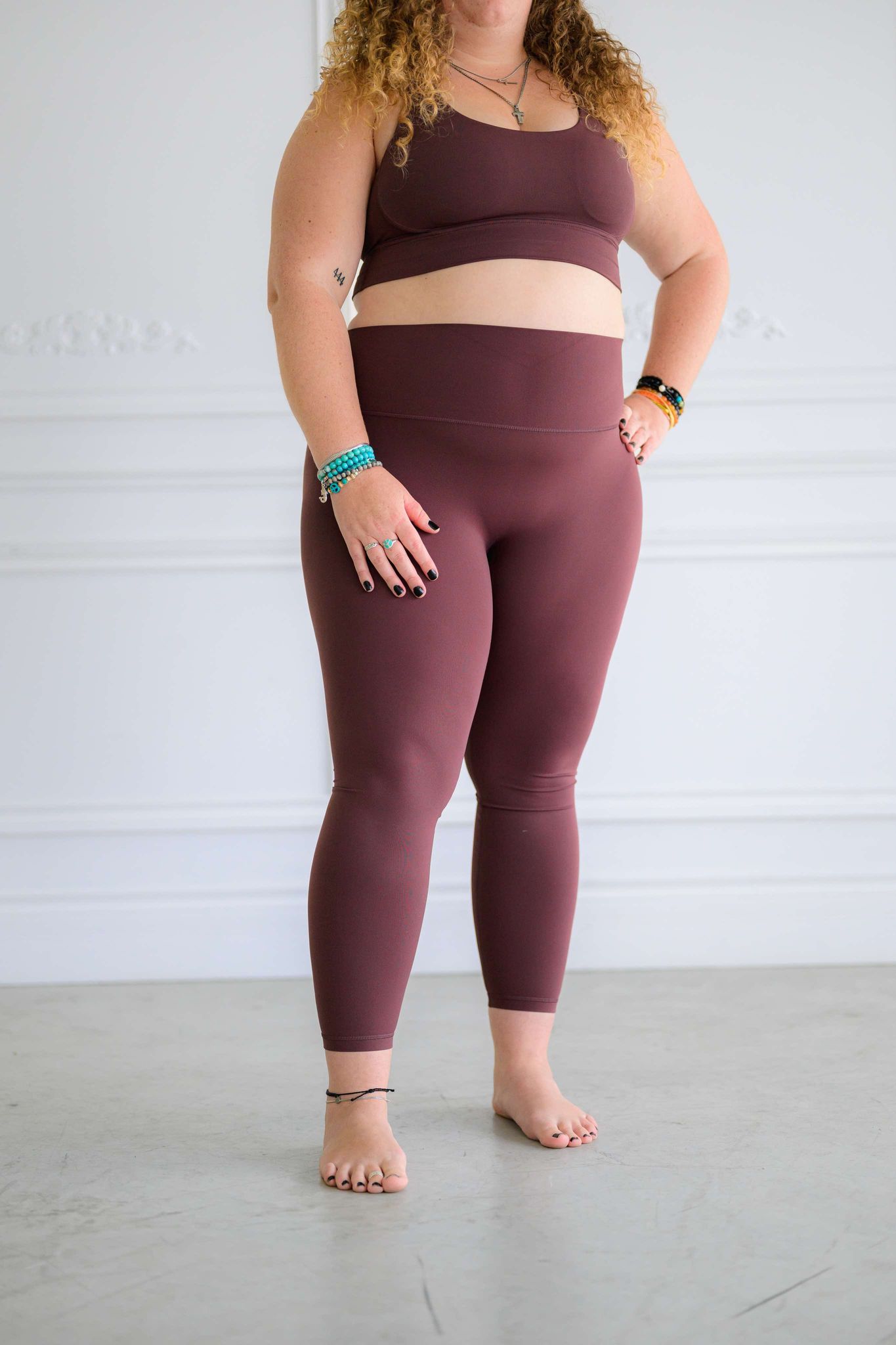 Le legging classique prune