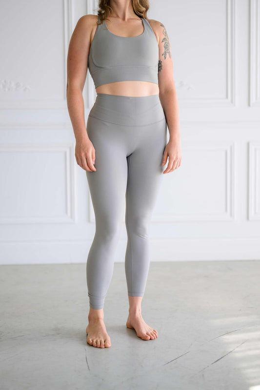 Le legging classique gris souris