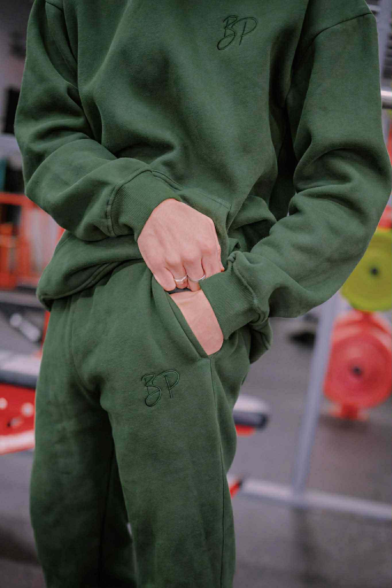 Le jogging Unisexe vert