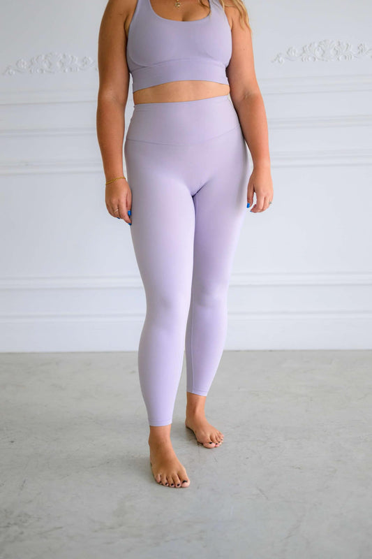 Le legging classique lilas