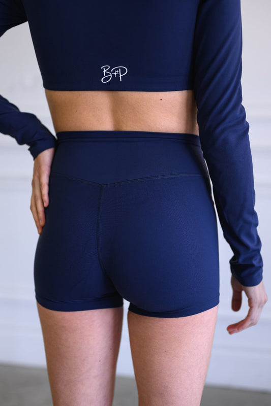 Le biker short Mylou Bleu Nocturne