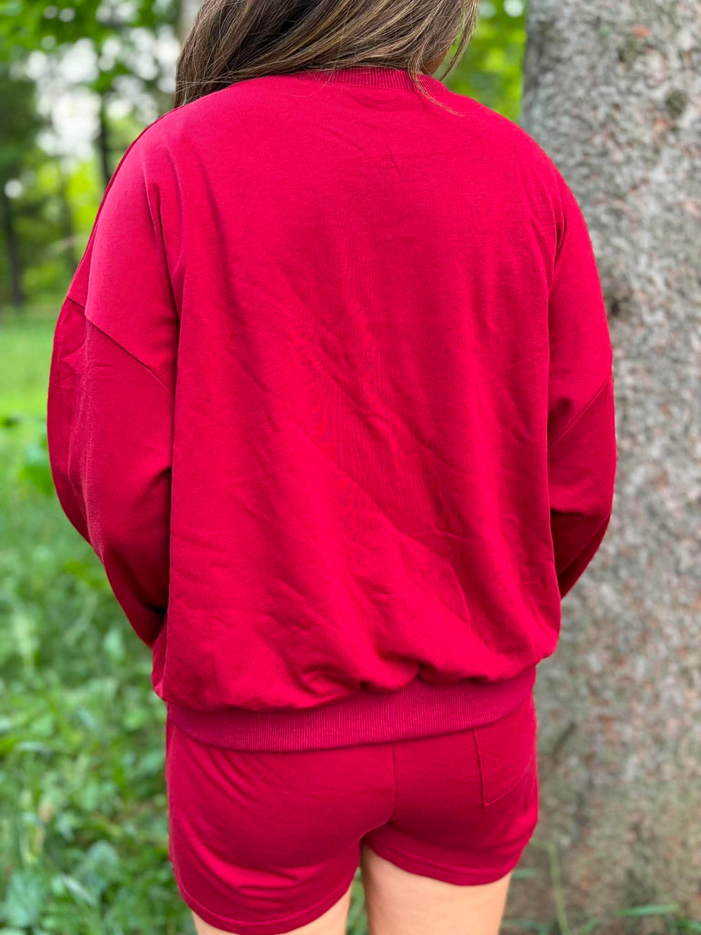 Le Crewneck Refuge «Merlot»