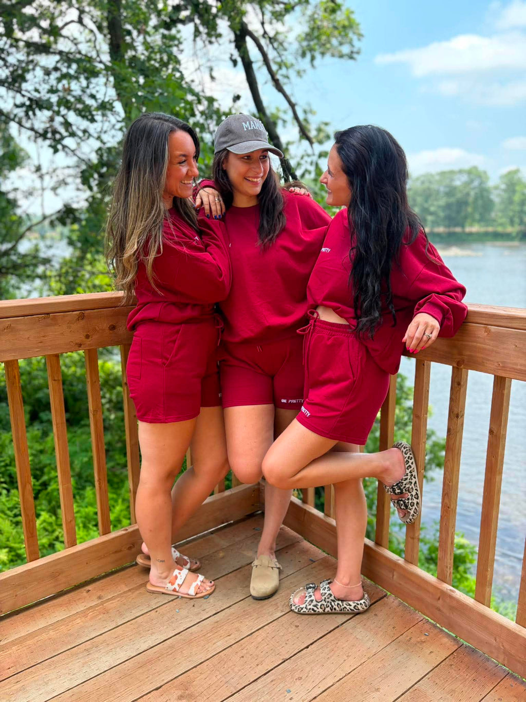 Le Crewneck Refuge «Merlot»