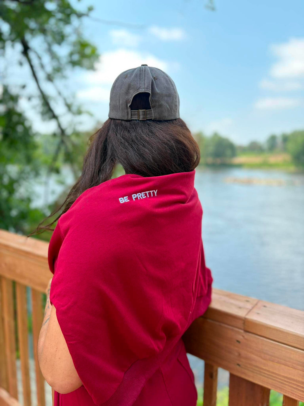 Le Crewneck Refuge «Merlot»