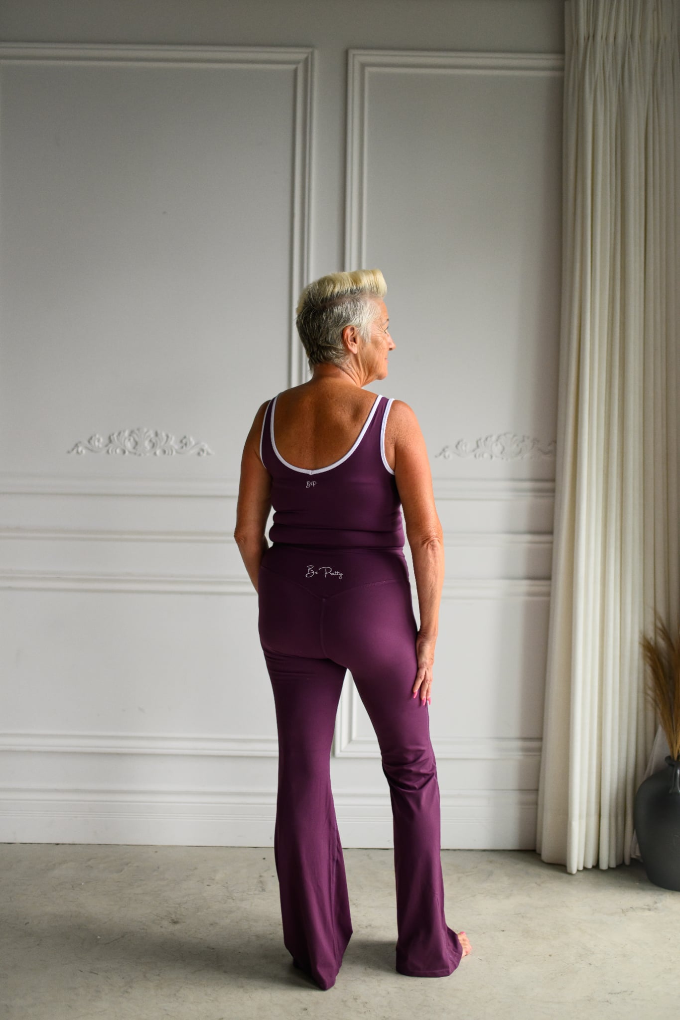 La cami Céleste Aubergine