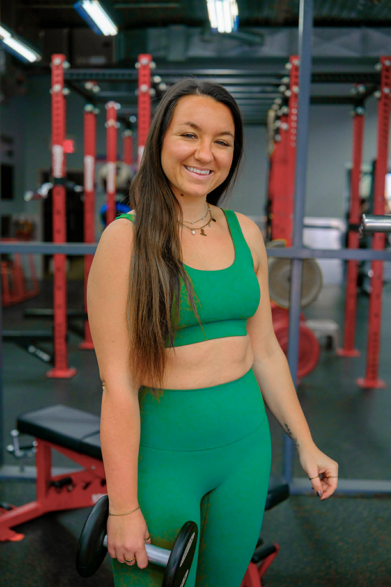 Le top Aura vert pin