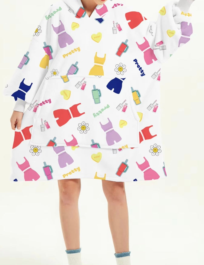 Couverture polar avec manches