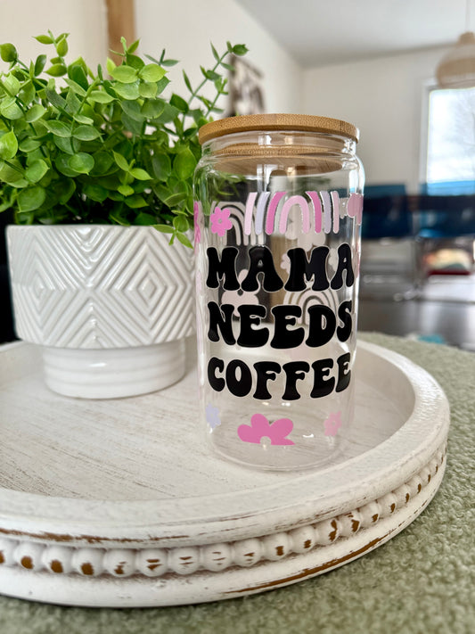 Verre Mama needs Coffee rose