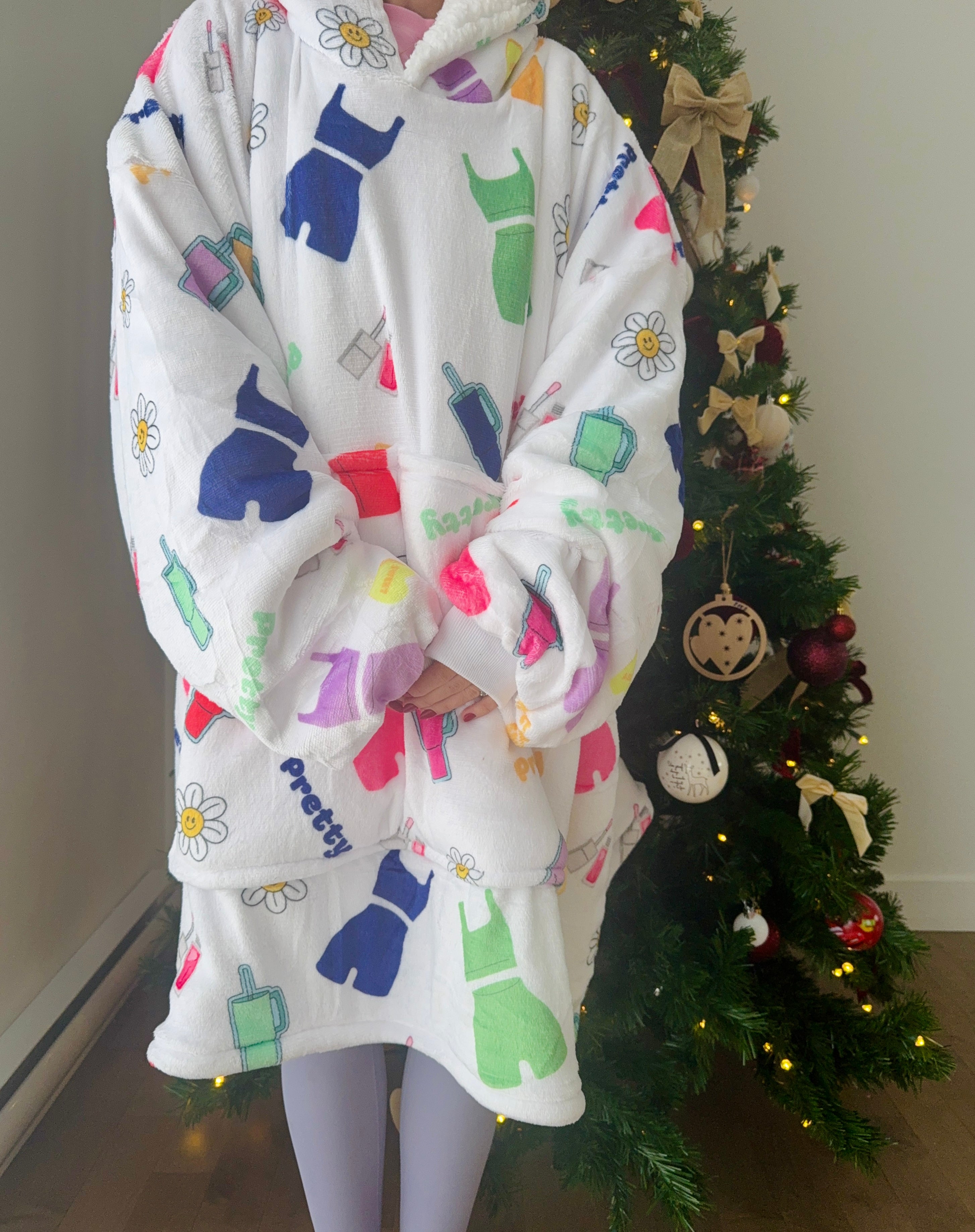 Couverture polar avec manches