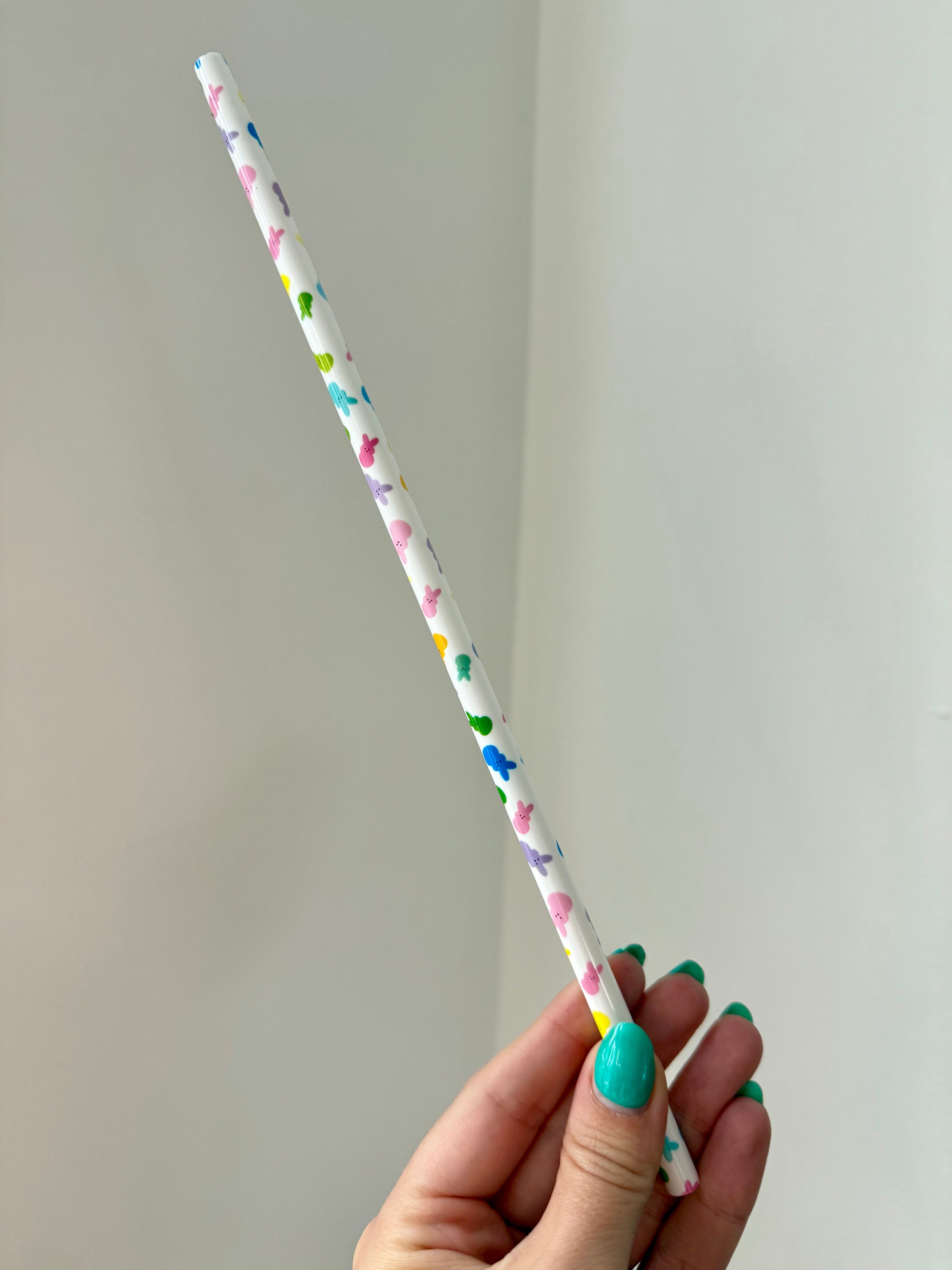 Grandes pailles plastiques réutilisables