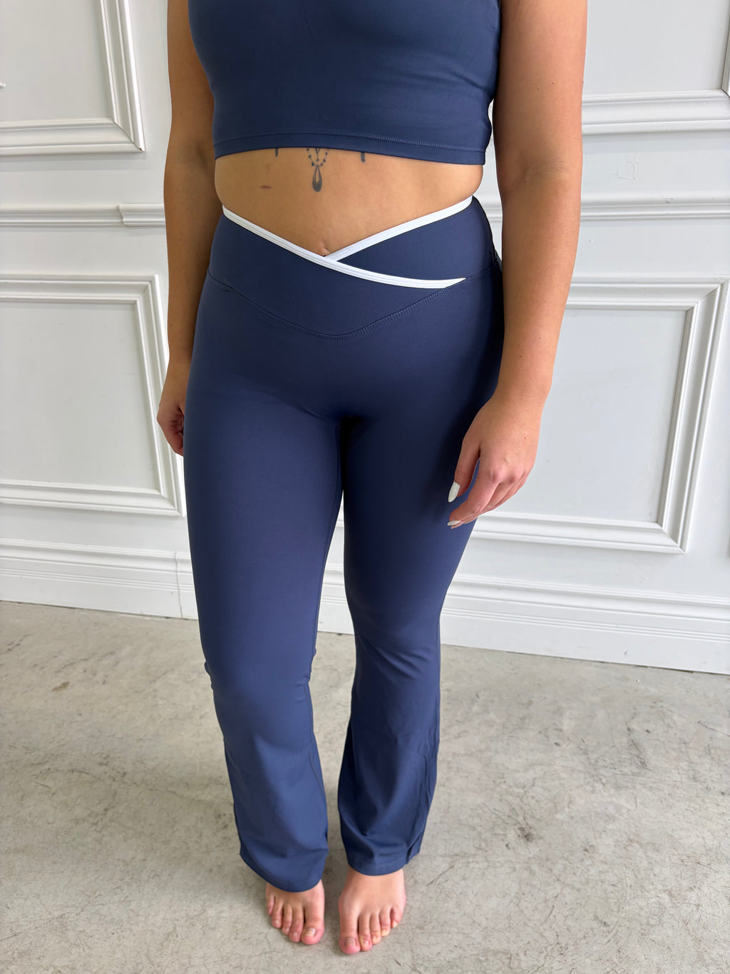 Le legging Flare Bleu Nocturne
