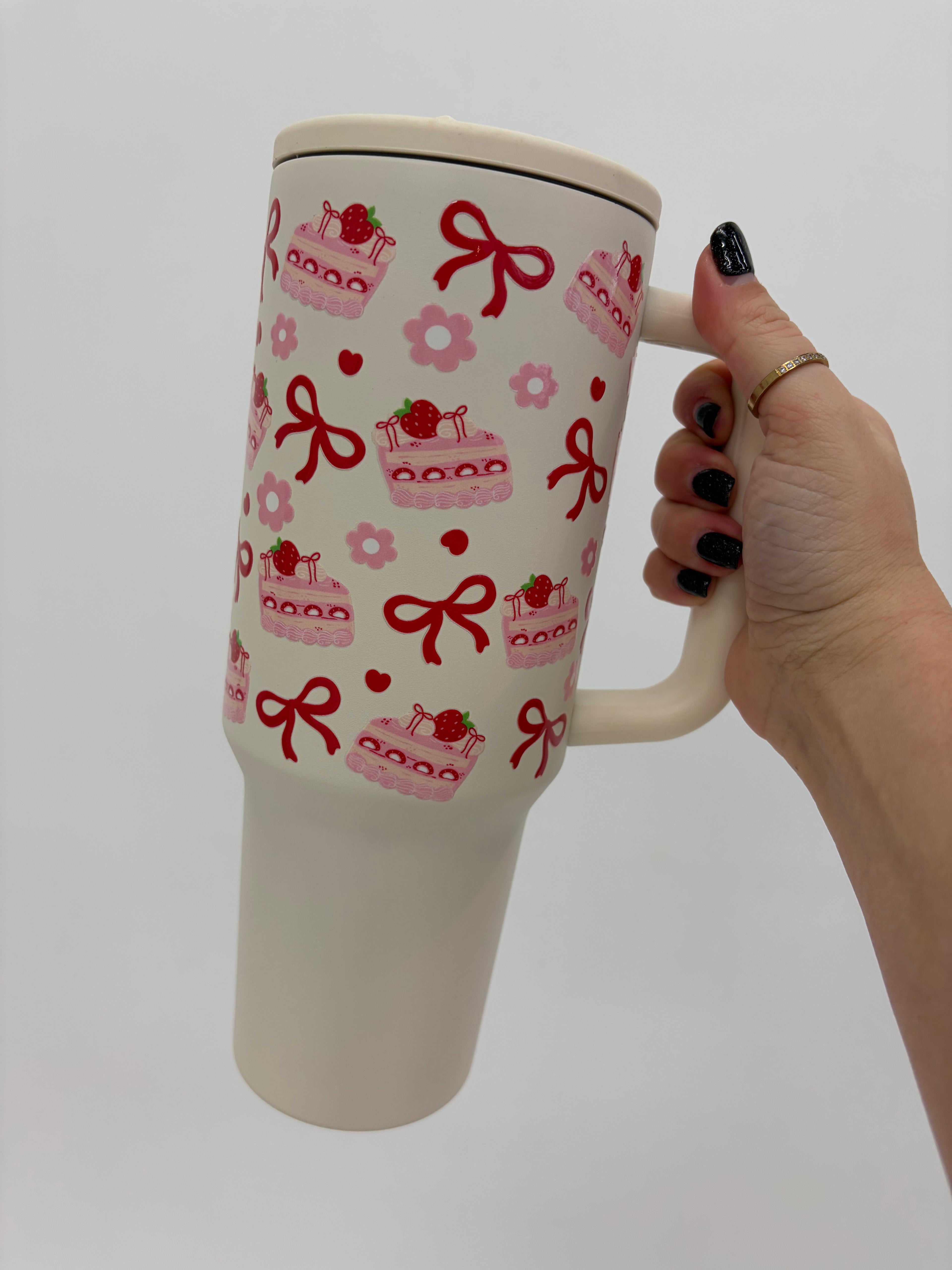 Tasse 40oz «Strawberry Cake»