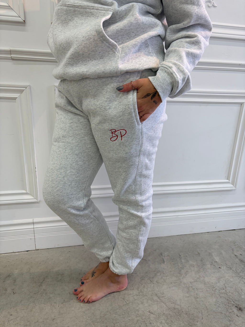 Le jogging Unisexe gris