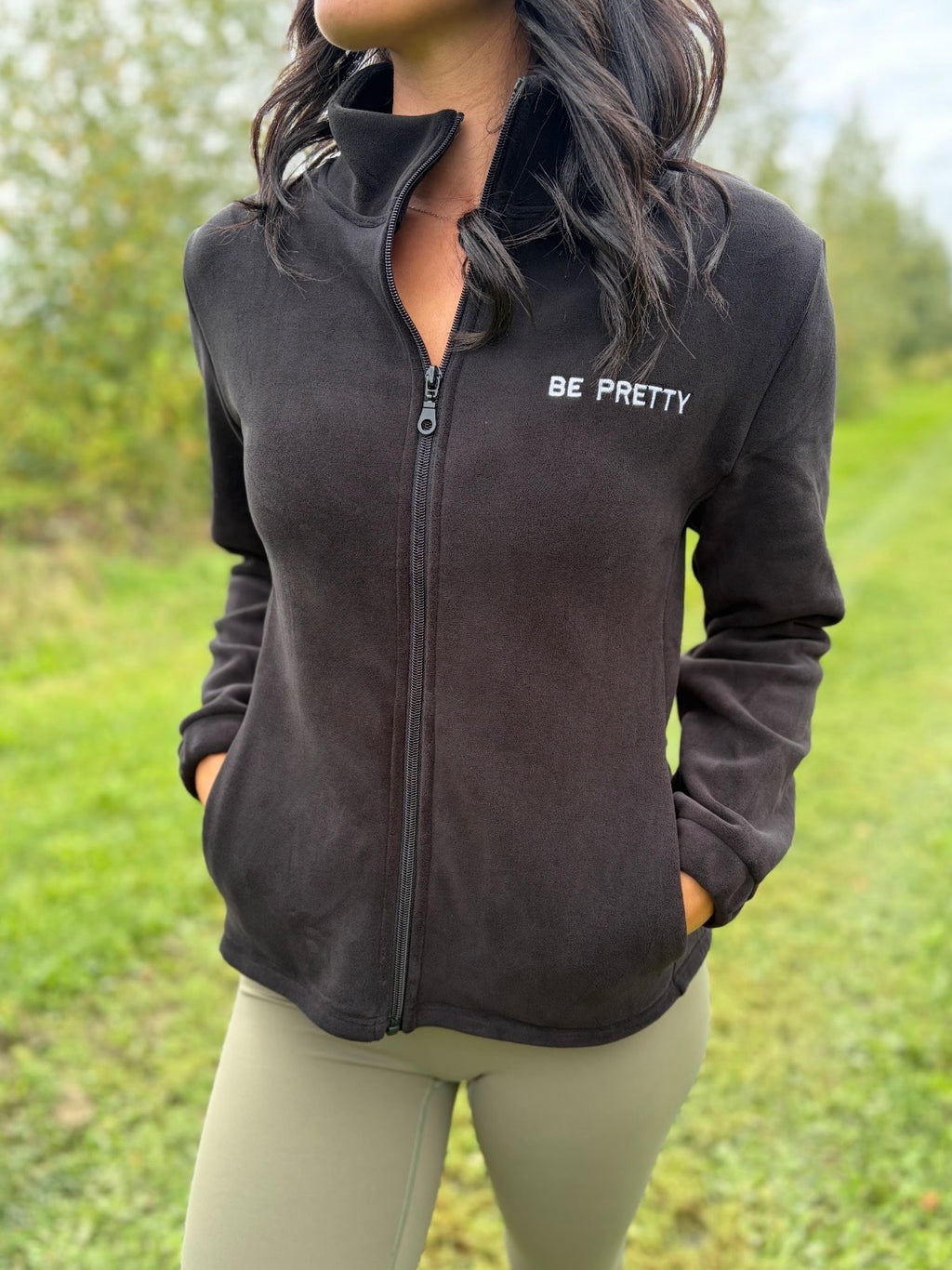 La veste polar Noir
