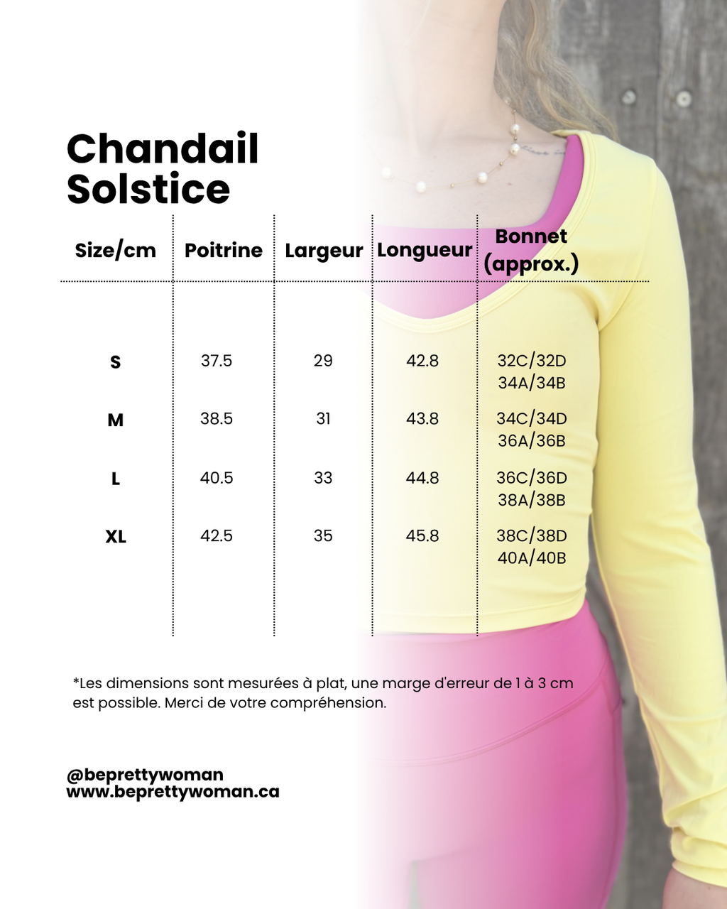 Le chandail Solstice «Jaune»