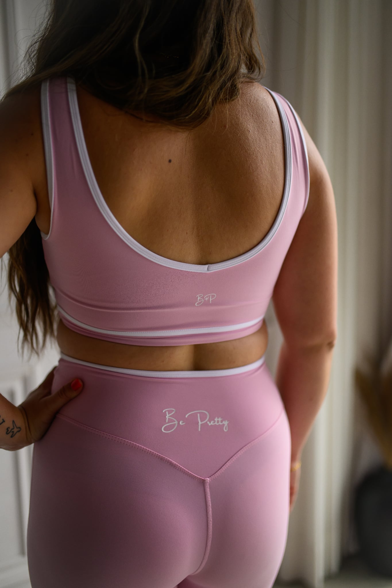 Le top Céleste Rose Bubble