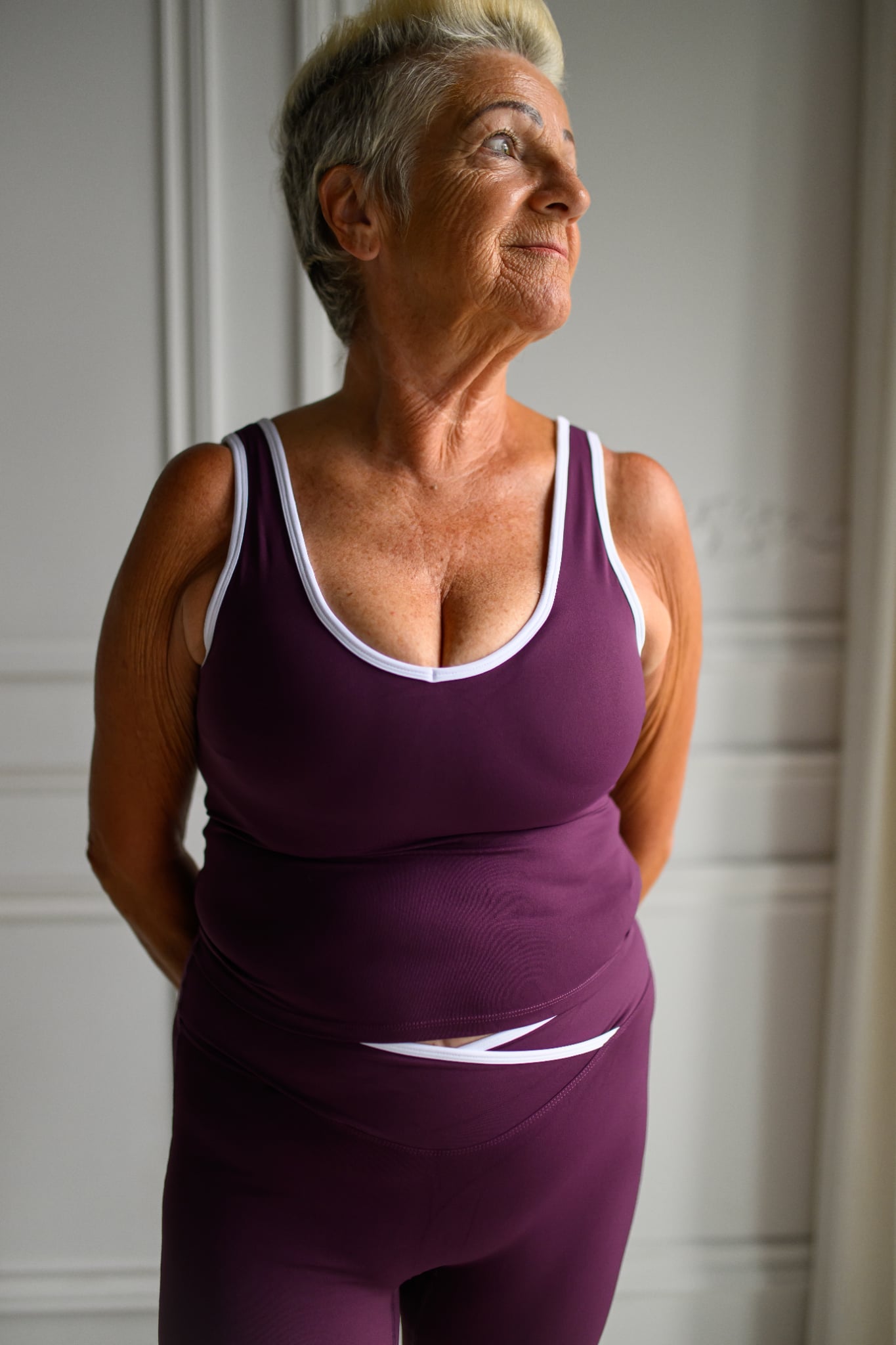 La cami Céleste Aubergine
