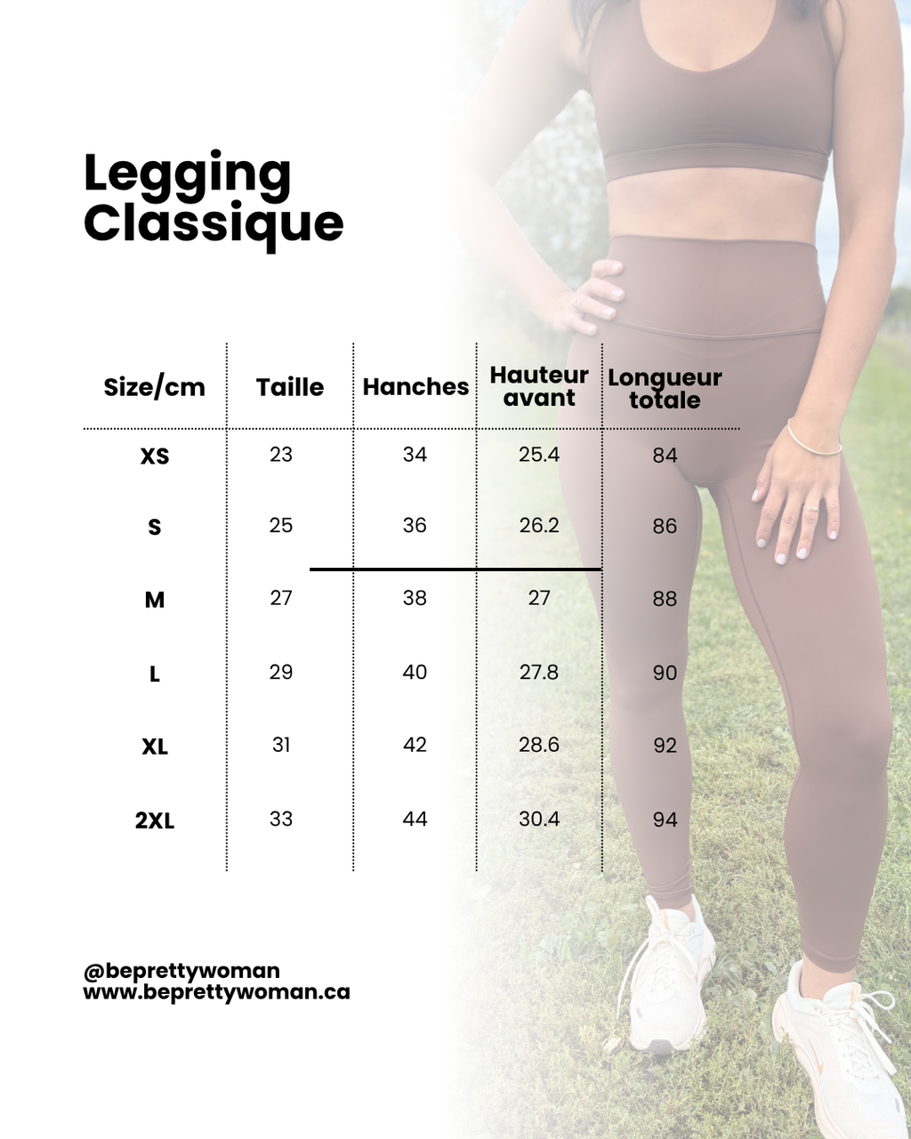 Le Legging Classique brun Napolitain